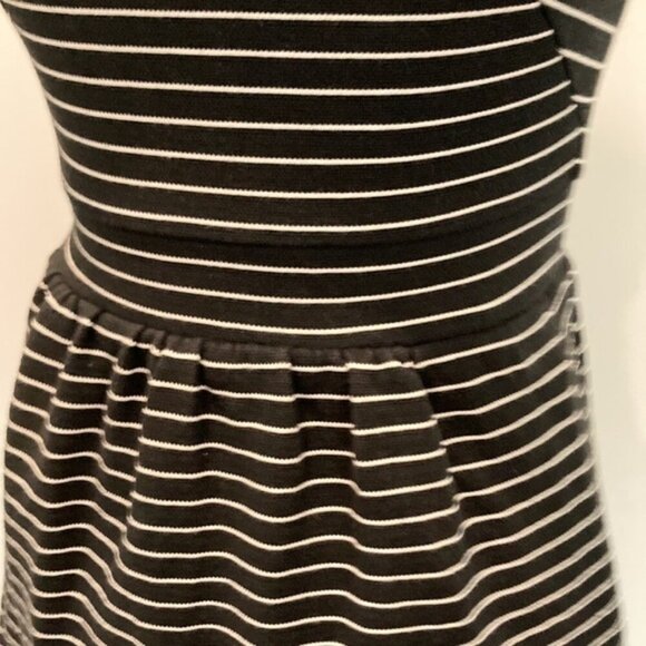 Madewell Pierside Black Stripe Dress - Picture 4 of 13